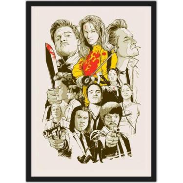 Imagem de Quadro Decorativo Quentin Tarantino Cinema Salas Quartos Decorações Co