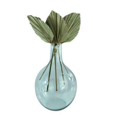 Imagem de Vaso Garrafa Berna De Vidro E Mini Latania Decoração Luxo - FLORA FULL