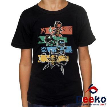Imagem de Camiseta Infantil Pokemon 100% Algodão Mortal Kombat Anime Geeko, Pret