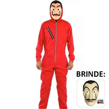 Imagem de Fantasia COMPLETA La casa de papel adulto e infantil - netflix, 14 a 1