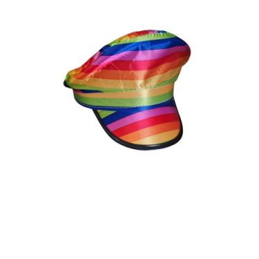 Imagem de Chapeu Quepe/boina Arco Íris Colorido Adulto - Lynx Produções artistic