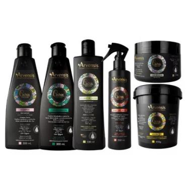 Imagem de Kit Arvensis Cachos Shampoo Condicionador Ativador Mascara 2x1 Day Aft