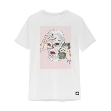 Imagem de Camiseta Masculina Algodão Pega a Visao Touca e Dinheiro - MP Moda Mas