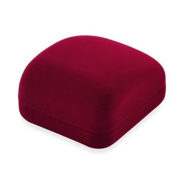 Imagem de Caixa de veludo vermelho para anel solitário ou noivado - Mônica Rizzi