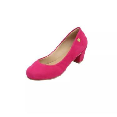 Imagem de Sapato feminino scarpin tamanho 36 - Nova Moda prata, Rosa