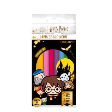 Imagem de Lapis de Cor Big Jumbo 8 Cores Harry Potter - Leonora / WX Gift