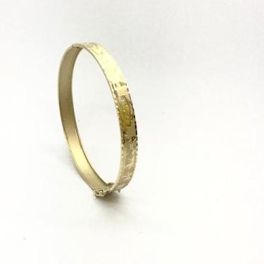 Imagem de Bracelete Pulseira 0.7cm Escrava Piramides Farao Egito Ouro 18k FDP-0K
