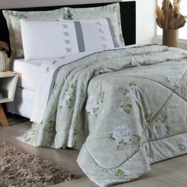 Imagem de Edredom Queen Size Flower Algodão Estampado Super Macio PAPILLONS - De