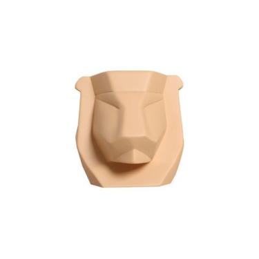 Imagem de Estatueta Cabeça de Leão em Cerâmica Decorativo Home Galak - Sara Deco