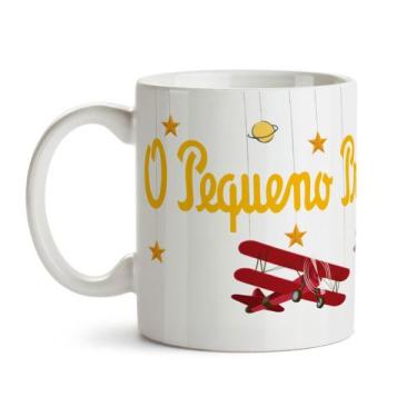 Imagem de Caneca O Pequeno Príncipe Divertida Porcelana Xícara 325ml + Caixa Pre