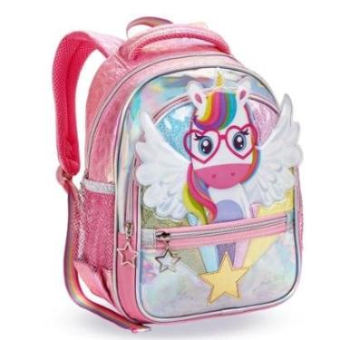 Imagem de Mochila Escolar Infantil Unicórnio-Feminino