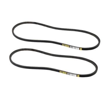 Imagem de Kit 2 Correias Em V Lisa Industrial Transmissão Polia A-26 660mm Vonde