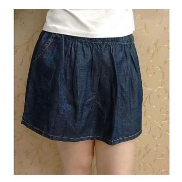 Imagem de Saia Jeans Feminina Hering Azul Marinho H6vj Hering,  H6VJ