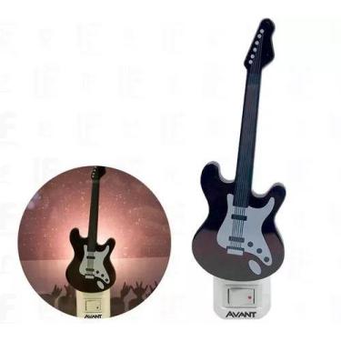 Imagem de Luz noturna led amarela 3000k-1w guitarra avant, Bivolt