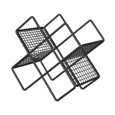 Imagem de Ｂｅｓｇａ Porta-vinhos Porta-vinhos para Porta-vinhos para exposição de vinhos tintos Suporte para vinho para sala de jantar Armário Bar Despensa Hotel, Preto