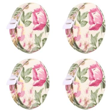 Imagem de 4pcs 150cm/60 Polegadas Régua de Medição Corporal de Dupla Face, Fita de Alfaiate de Tecido de Costura Fita Macia para Costura Corporal Alfaiate Costureira Pano Medidas Precisas