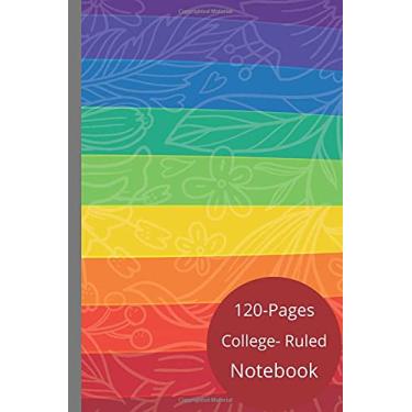 Imagem de Full of Pride: LGBT Themed Lined Notebook For Capturing Inspiration, Notes and Doddles (LGBTQ+ Notebooks): An LGBTQ+ Journal of Love, Pride and ... | 120 Pages, Size 6" x 9" US Letter Size