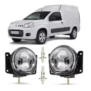 Imagem de Par Farol De Milha Fiorino 2014 2015 2016 2017 2018 2019 2020 2021 + Lâmpada