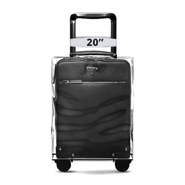 Imagem de Liphontcta Suitcase TSA Approved, 20" Clear Luggage Protector Suitcase CoverGarden Sculpture Outdoor Decoration