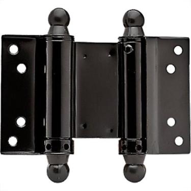 Imagem de Dobradica Vai-Vem Silvana 881 X 3'' Preta, Preto