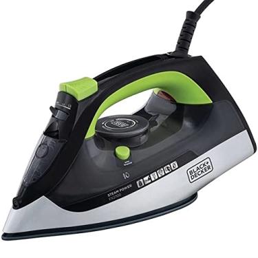 Imagem de Black + Decker Ferro de Passar Roupa, com Vaporizador, Sistema Antigotejamento, Preto, Verde e Branco, Modelo FX2700, 127V