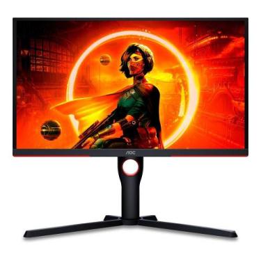 Imagem de Monitor Gamer AOC 24.5 LED Full HD, Wide, 240Hz, 0.5ms, HDMI e Display