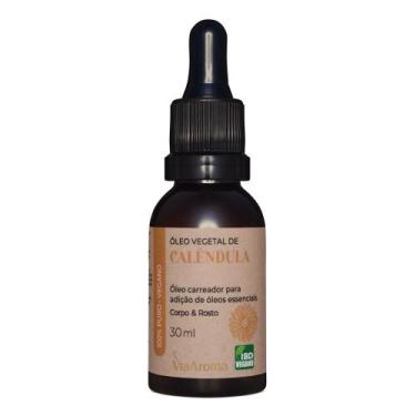 Imagem de Óleo Vegetal Calendula Via Aroma 30ml - Nutre, Hidrata e Regenera