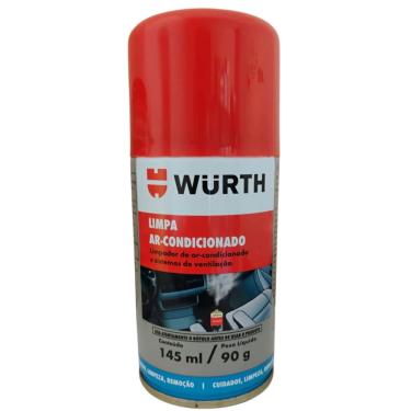 Imagem de Limpa Ar Condicionado Higienizador Automotivo Wurth Carro Novo 145ml
