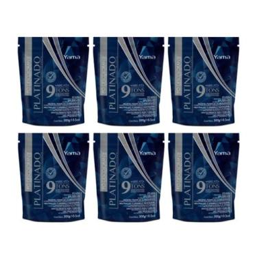 Imagem de Yamá Pó Descolorante Refil Platinado 300g - 6 Unidades - Yama