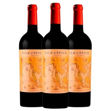 Imagem de Kit 3 Garrafas Vinho Tinto Silk & Spice 750ml