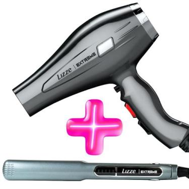 Imagem de Kit Lizze Extreme Secador + Prancha Profissional 220V, 220V