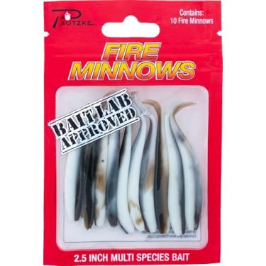 Imagem de Isca de minnow de fogo para pesca no gelo e mais - Isca de pesca artificial versátil e durável para robalo, tipo de peixe, poleiro, walleye e truta (Tennessee Shad)