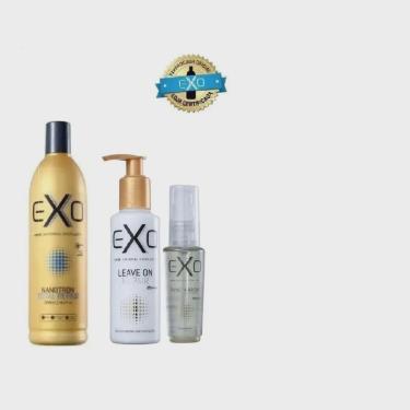 Imagem de Kit Nanotron 500ml, Shine N Bright e Leave-on Exoplastia