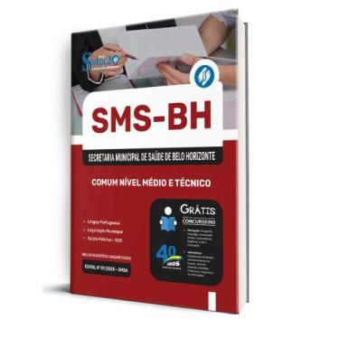 Imagem de Apostila SMS-BH  - Comum Nível Médio e Técnico - Editora Solução