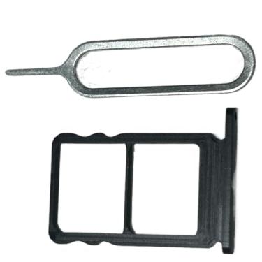 Imagem de zhxchzhi Suporte de bandeja de cartão SIM OEM solt+pin compatível com Asus ROG Phone II ZS660KL peças pretas