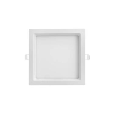 Imagem de Plafon Led Quadrado Recuado Embutir 30x30cm 25W 4000K Branco Cód. SE-240.1655 – Save Energy