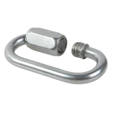 Imagem de Link Oval Mosquetão Rosqueável 12 Mm Em Aço Inox Para Cabos - Abrolhos