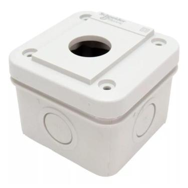 Imagem de Botoeira 1 Furo 22mm Schneider Xale1 Harmony Cinza Claro