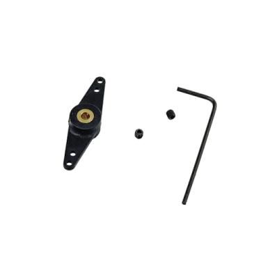 Imagem de 1PC RC Boat Nylon Rudder Steering Arm with 3mm Shaft Hole Rudder Arm Adapter for RC Ship DIY Model Boat Parts (Straight Arm)