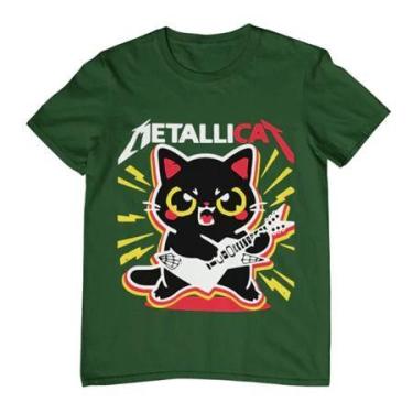Imagem de Camiseta Camisa Estampada Feminino Masculino Ursinho Metallica - loja 