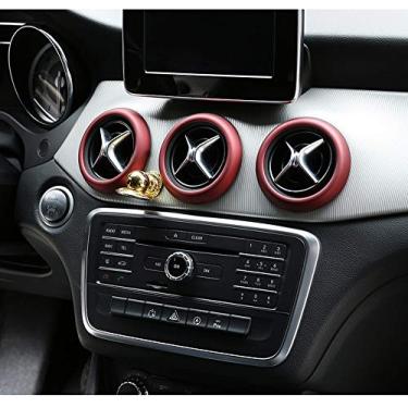 Imagem de SHIFENG Para Mercedes-benz CLA GLA Class C117 X156 A-Class W176 A180 2013-2018 ABS Car Front Row Conjunto de 5 (vermelho)