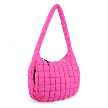 Imagem de Sacola acolchoada UIXIZQ para mulheres em nylon roxo