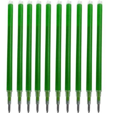 Imagem de 10 Refil 0.8 Apagavel De Caneta Frixion Tecido Papel Verde - Evolvere