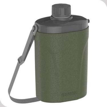 Imagem de Cantil Garrafa Isotermico Agua 1L Com Alça Bebidas Com Trava Soprano V