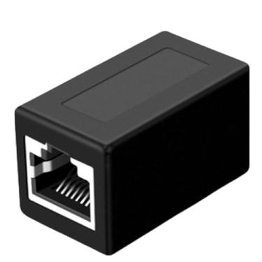 Imagem de Conector Rj45 Gigabit, Extensor de Cabo Ethernet do Acoplador Rj45 para Conexão de Rede, Transferência Sem Perdas de 100 Metros, Plug and Play