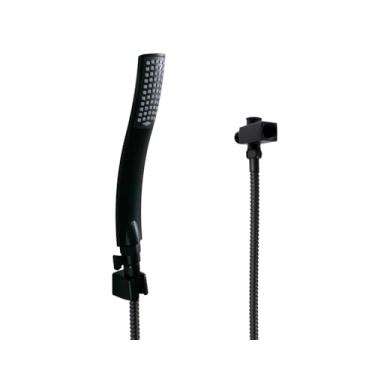 Imagem de Duchinha Manual ABS Preto com Trava e Desviador Quadrado