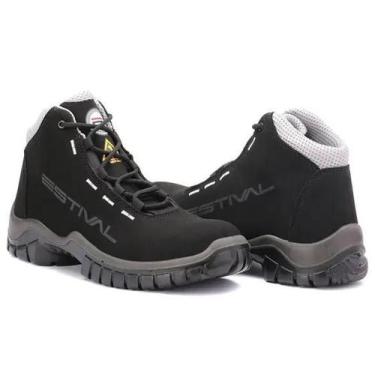 Imagem de Bota de Segurança Eletricista em Microfibra Estival - EN10143S2 - Bico