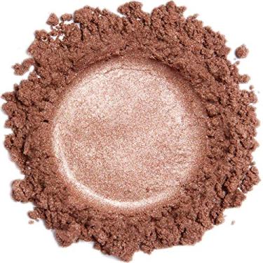Imagem de DEMÚRE Sombra De Olhos Demure Mineral Make Up (Champanhe Escuro), Cintilante, Pó Solto, Maquiagem Com Glitter, Profissional