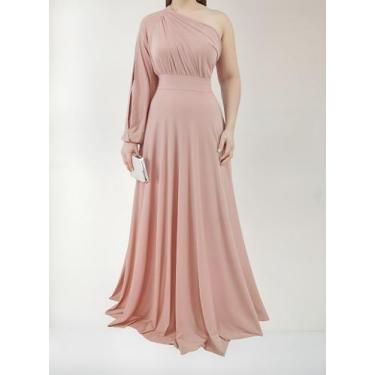 Imagem de Vestido Luxo Para Casamento Formatura, Festa, Batizado - Casual Dress,