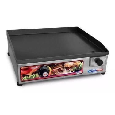 Imagem de Chapa Sanduicheira Bifeteira Elétrica Para Lanches Porcões Hamburguer 